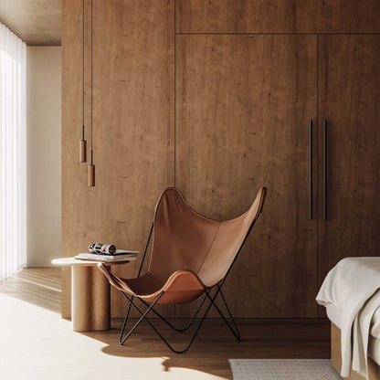 Aromas Tura LED závěsné kožené svítidlo