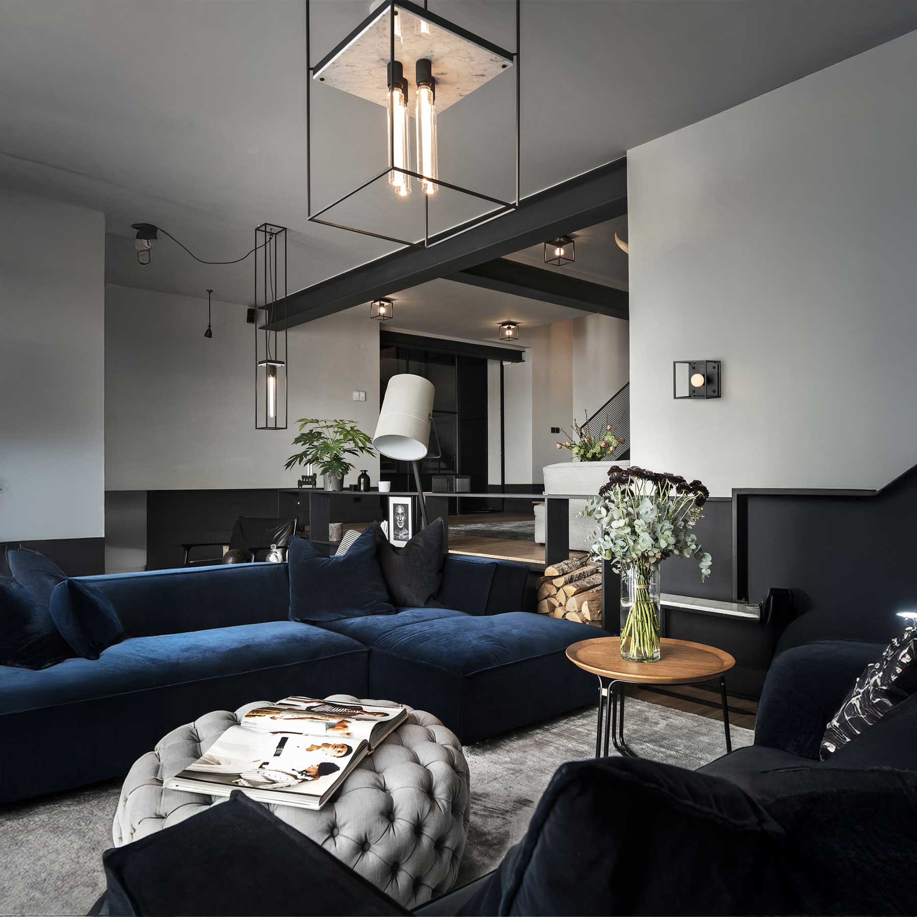 Buster & Punch Caged E27 industriální lustr