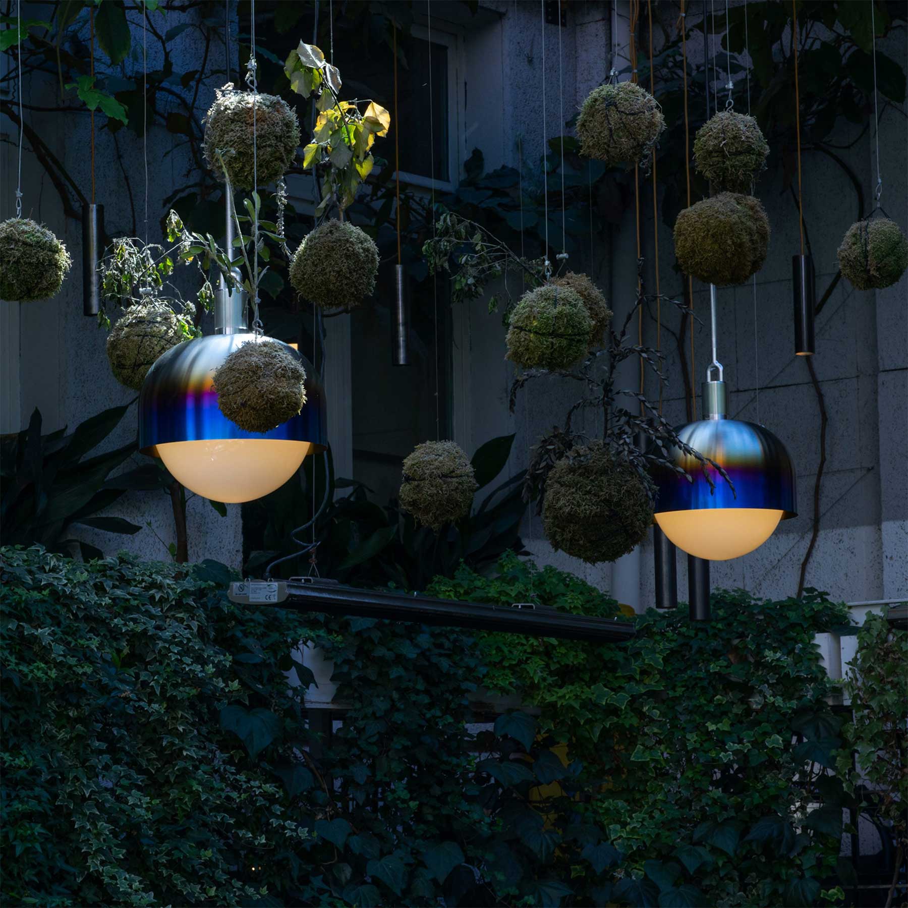 Buster & Punch Forked Globe Shade E27 závěsné svítidlo