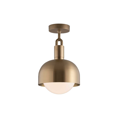 Buster & Punch Forked Globe Shade E27 stropní opálové svítidlo