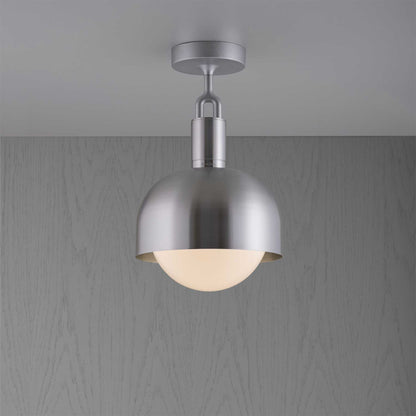 Buster & Punch Forked Globe Shade E27 stropní opálové svítidlo