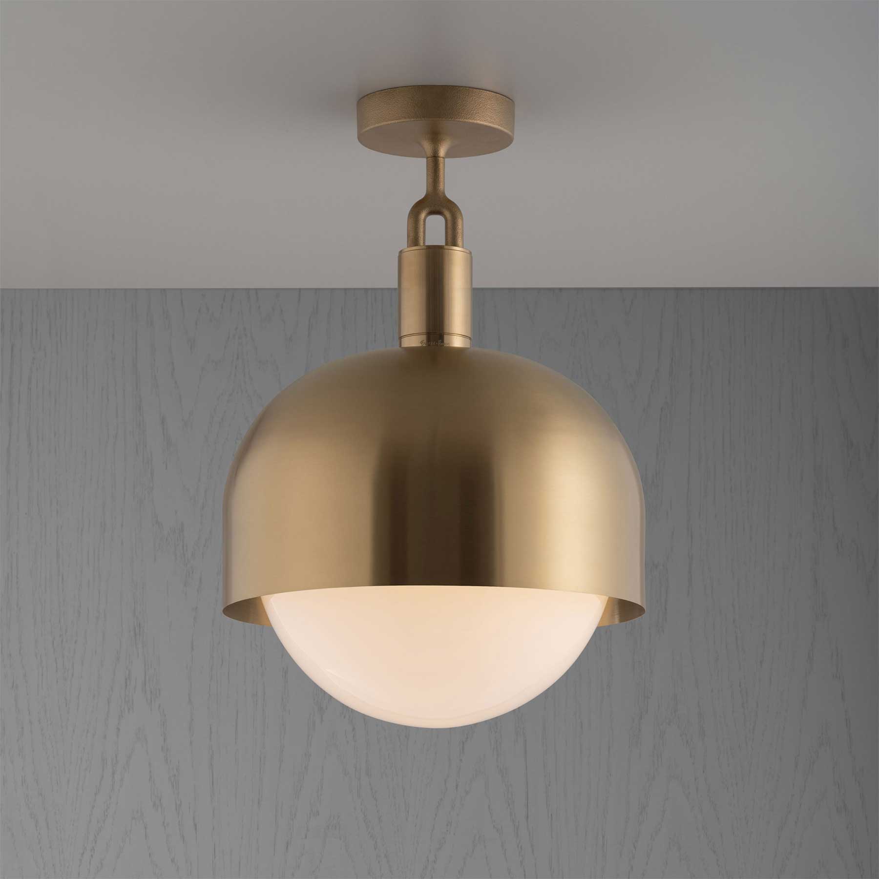Buster & Punch Forked Globe Shade E27 stropní opálové svítidlo