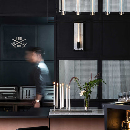 Buster & Punch E27 Caged nástěnné mramorové svítidlo