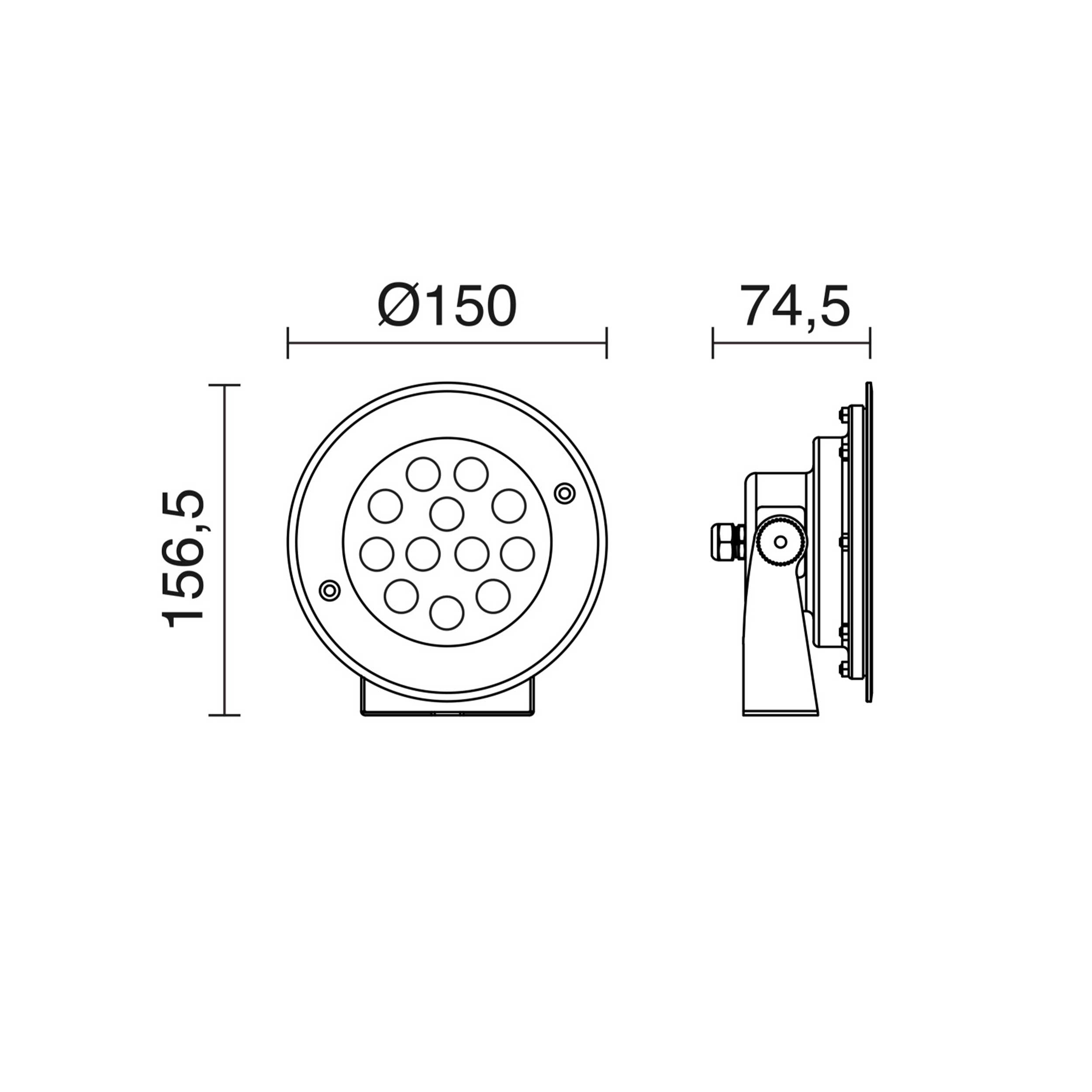 Cristher Gamble 150 LED podvodné svietidlo