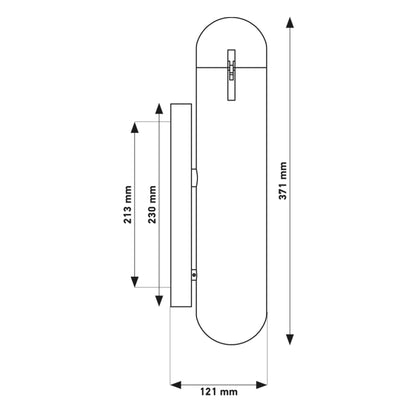 DCW éditions ISP LED nástenné svietidlo