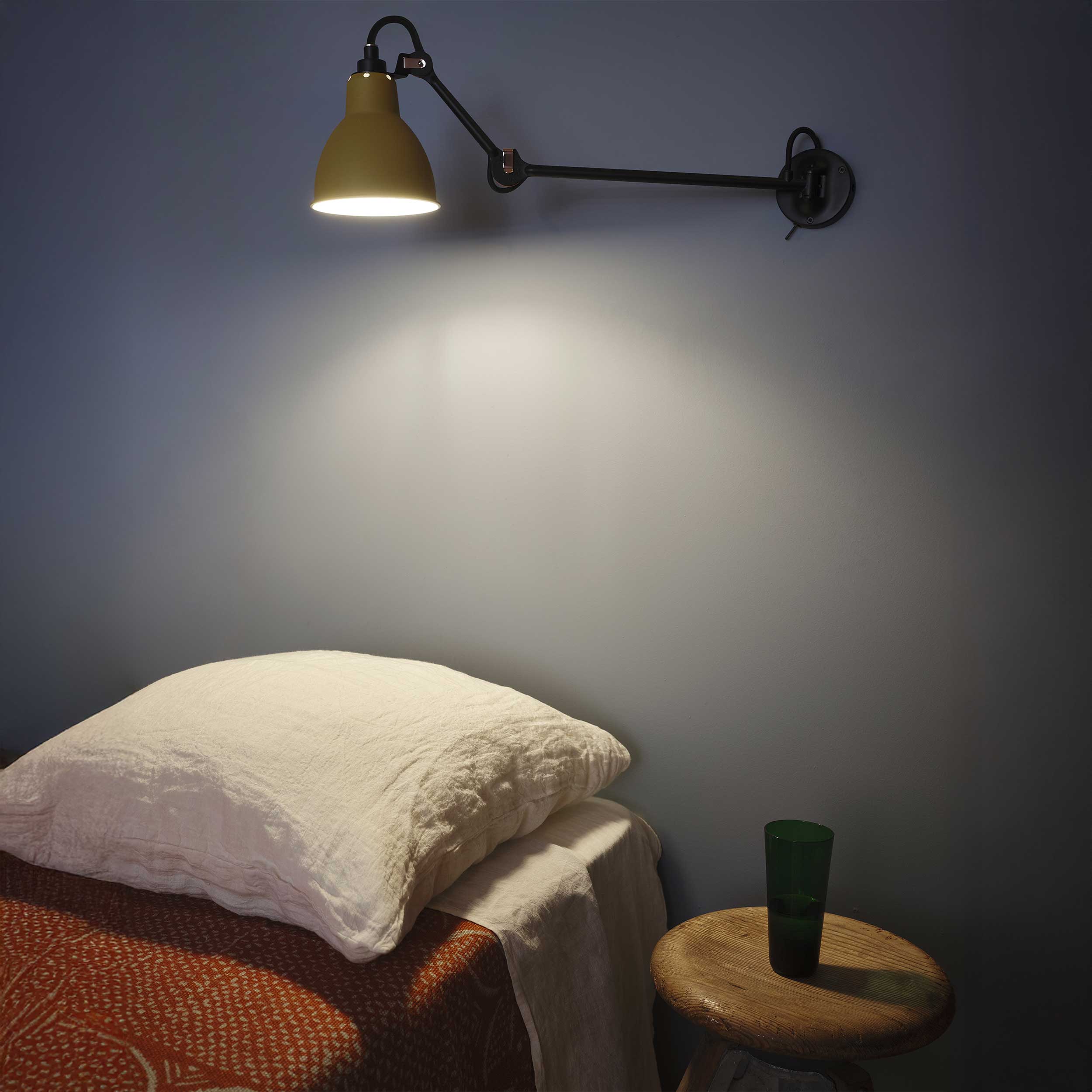 DCW éditions Lampe Gras N°204 L40 E27 nástenné svietidlo