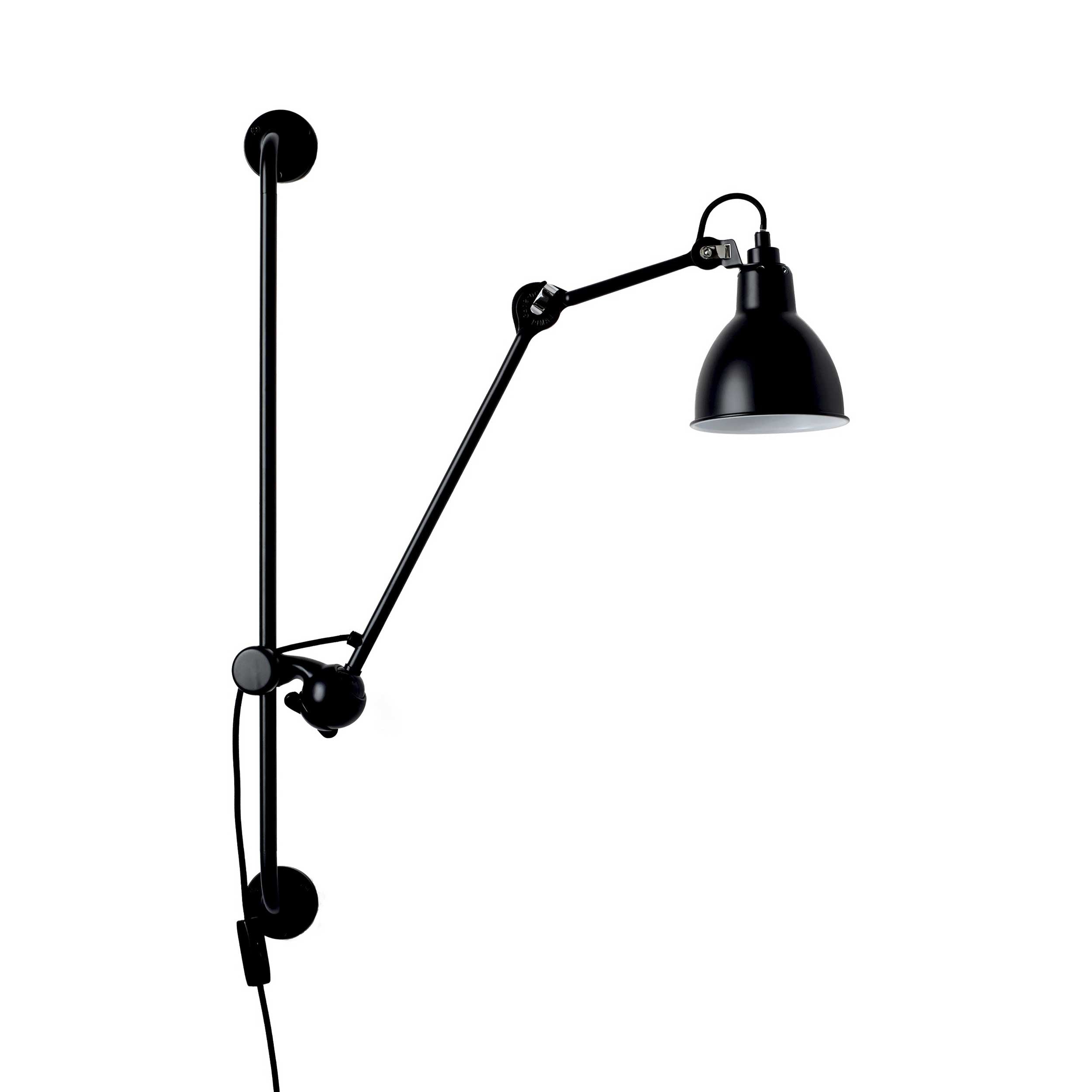 DCW éditions Lampe Gras N°210 E14 nástenné svietidlo s vypínačom