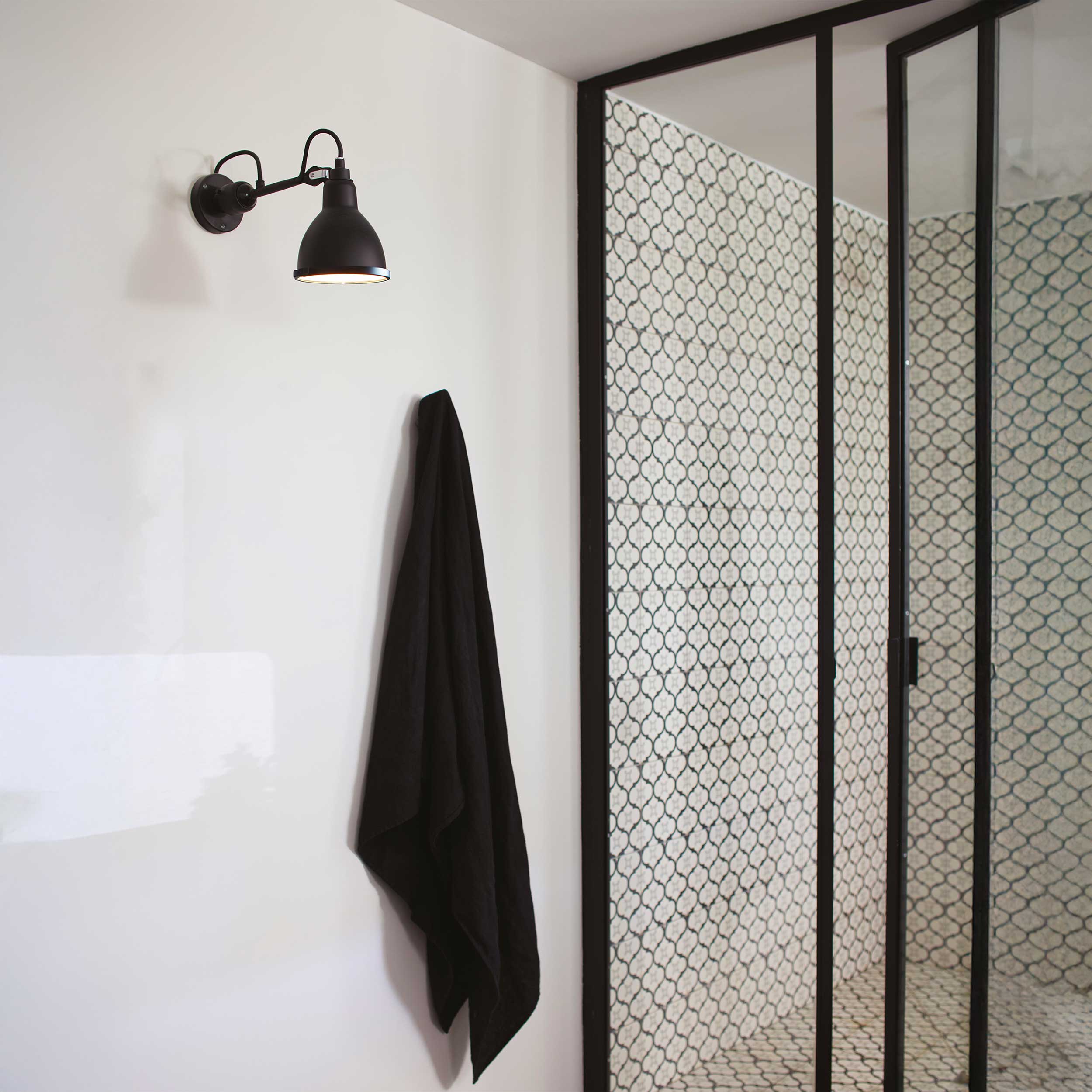 DCW éditions Lampe Gras N°304 E14 nástenné kúpeľňové svietidlo IP64