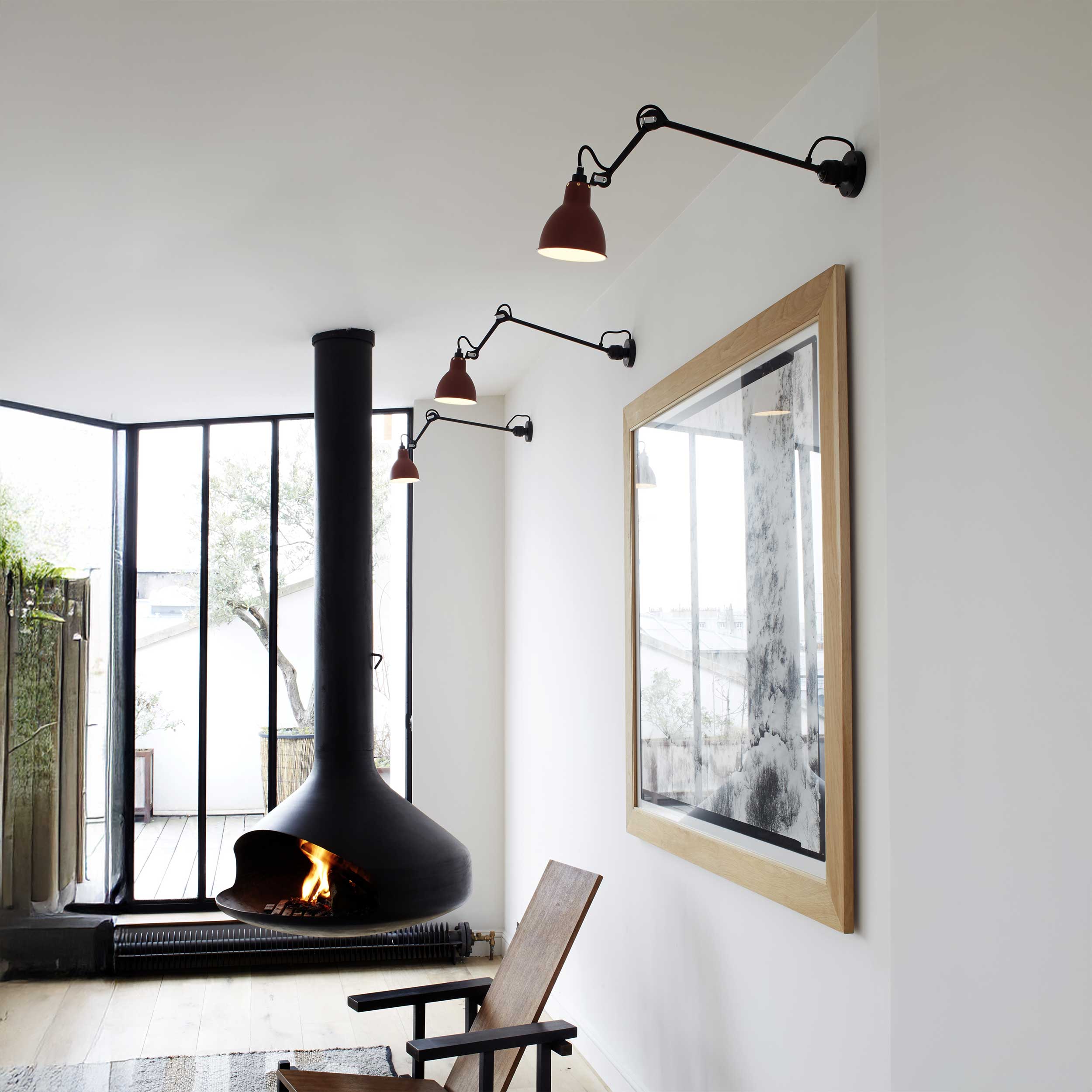 DCW éditions Lampe Gras N°304 L40 E14 nástenné svietidlo