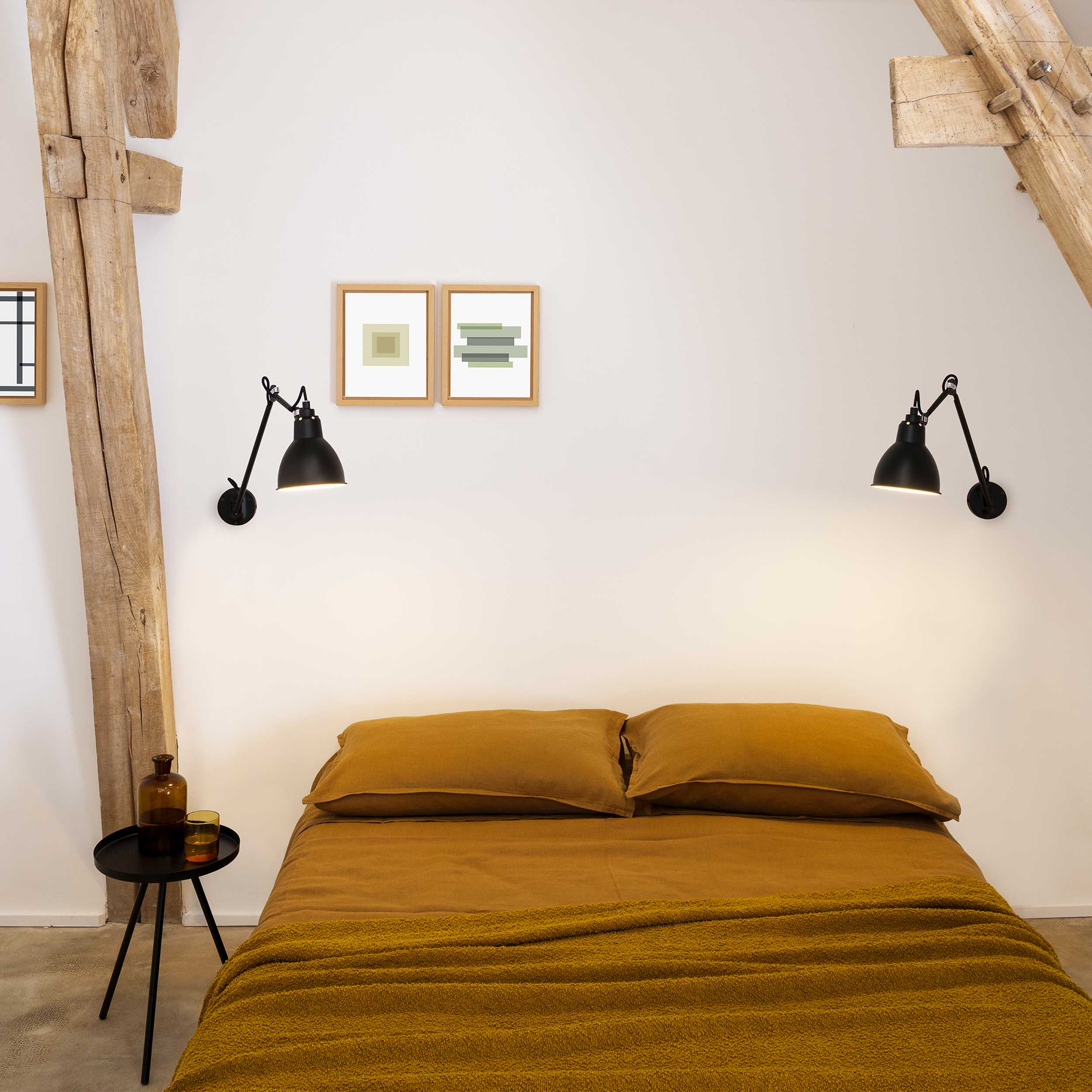 DCW éditions Lampe Gras N°122 E27 nástenná svietidlo