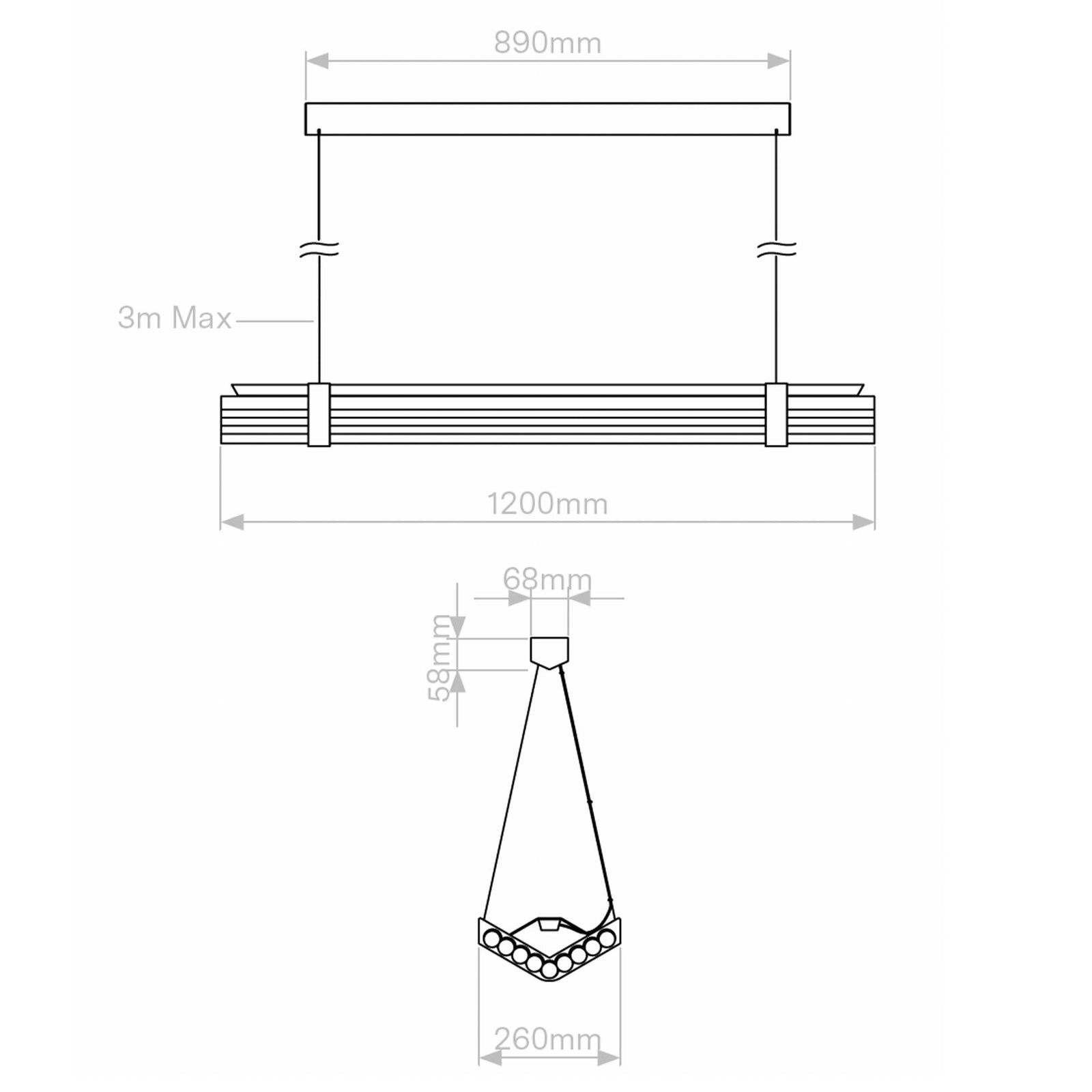 DCW éditions Seagull LED závesné svietidlo