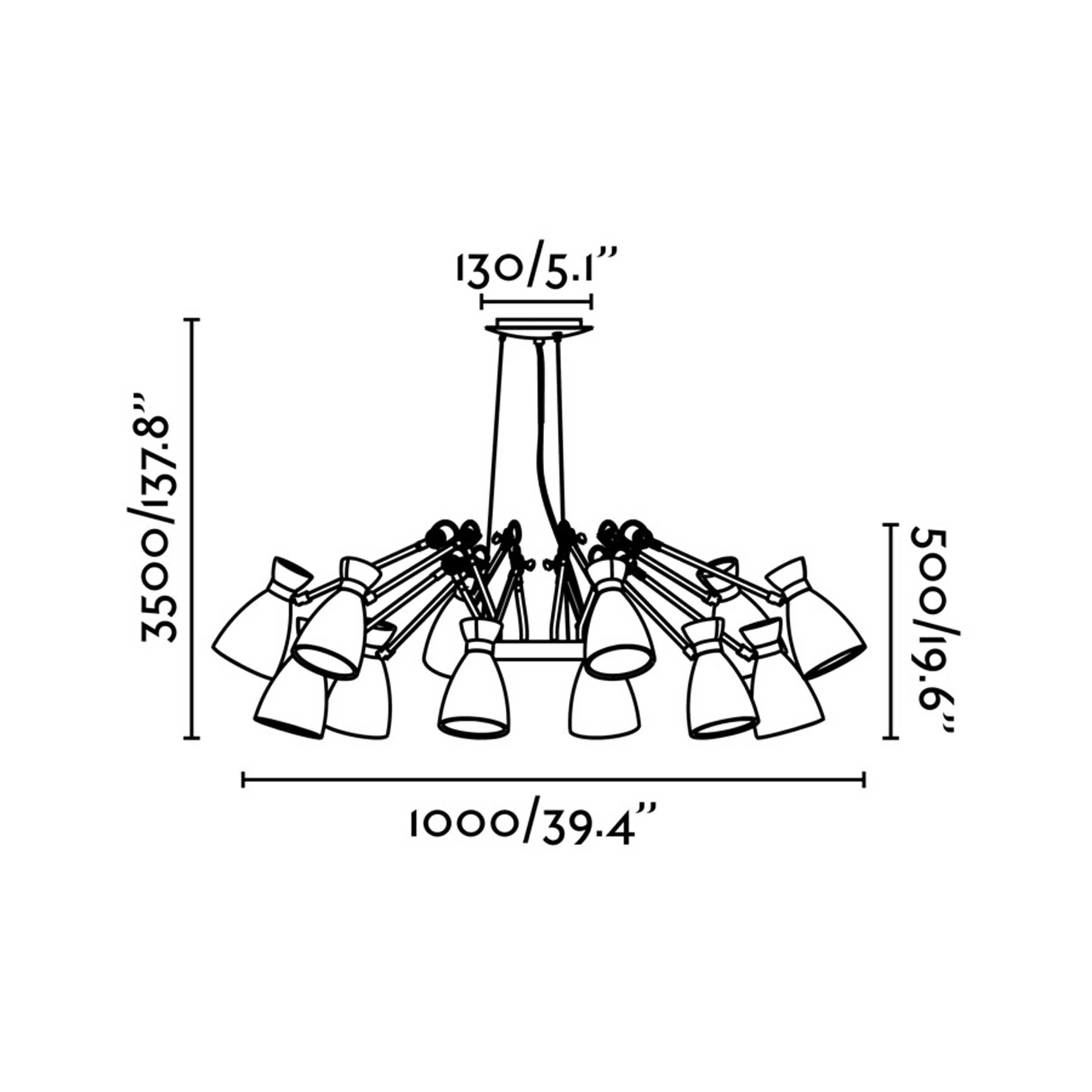 Závesný svietidlo Faro Retro E14