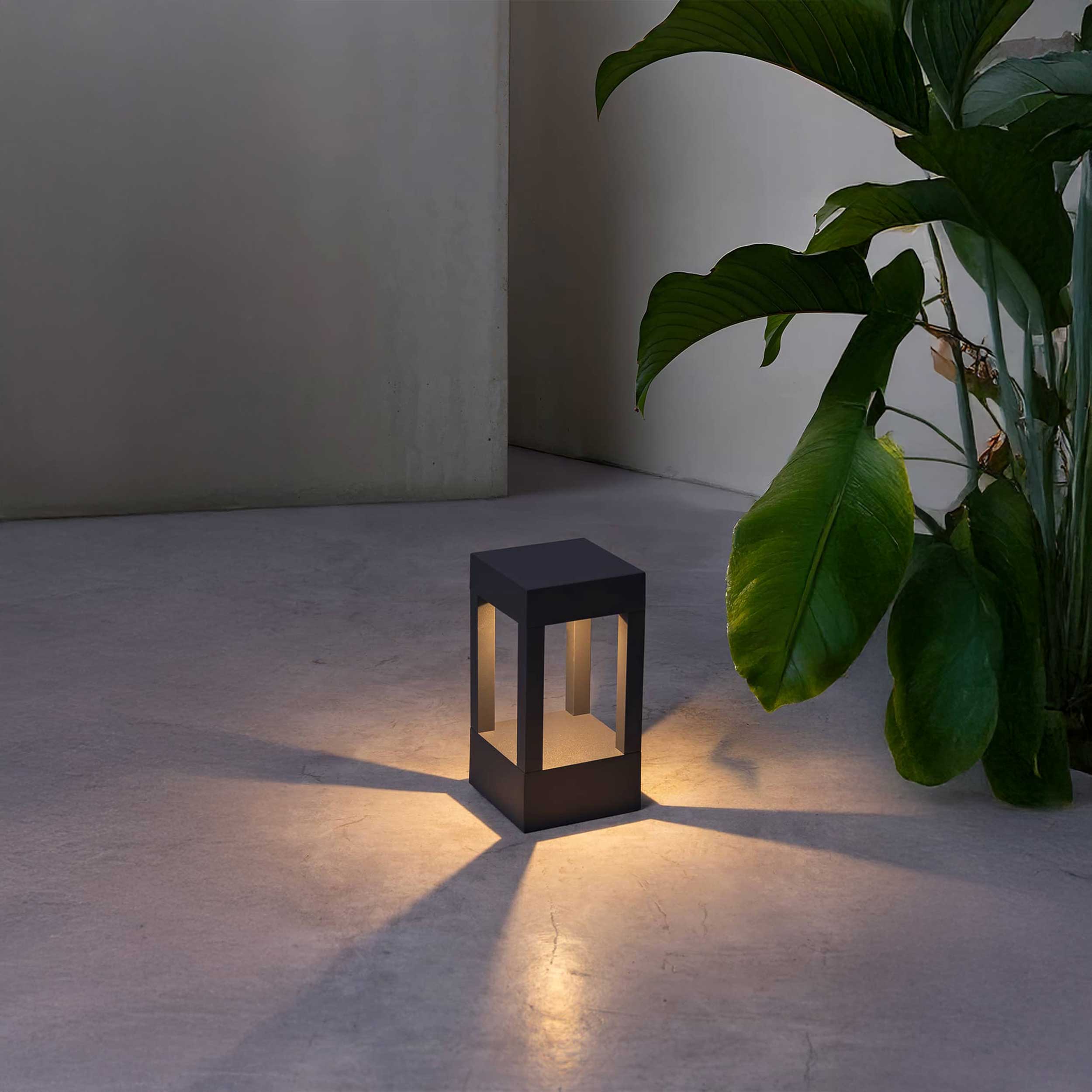 Faro Glint LED stĺpové vonkajšie svietidlo IP55