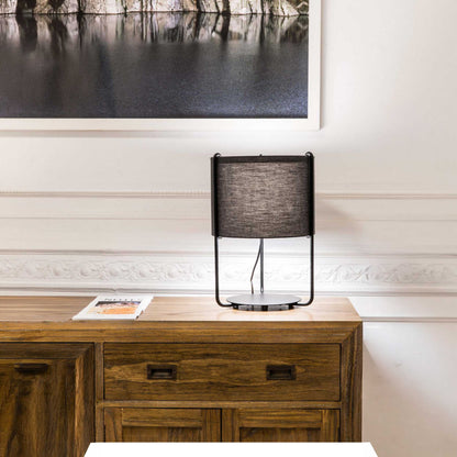 Stolná lampa Faro Drum E27