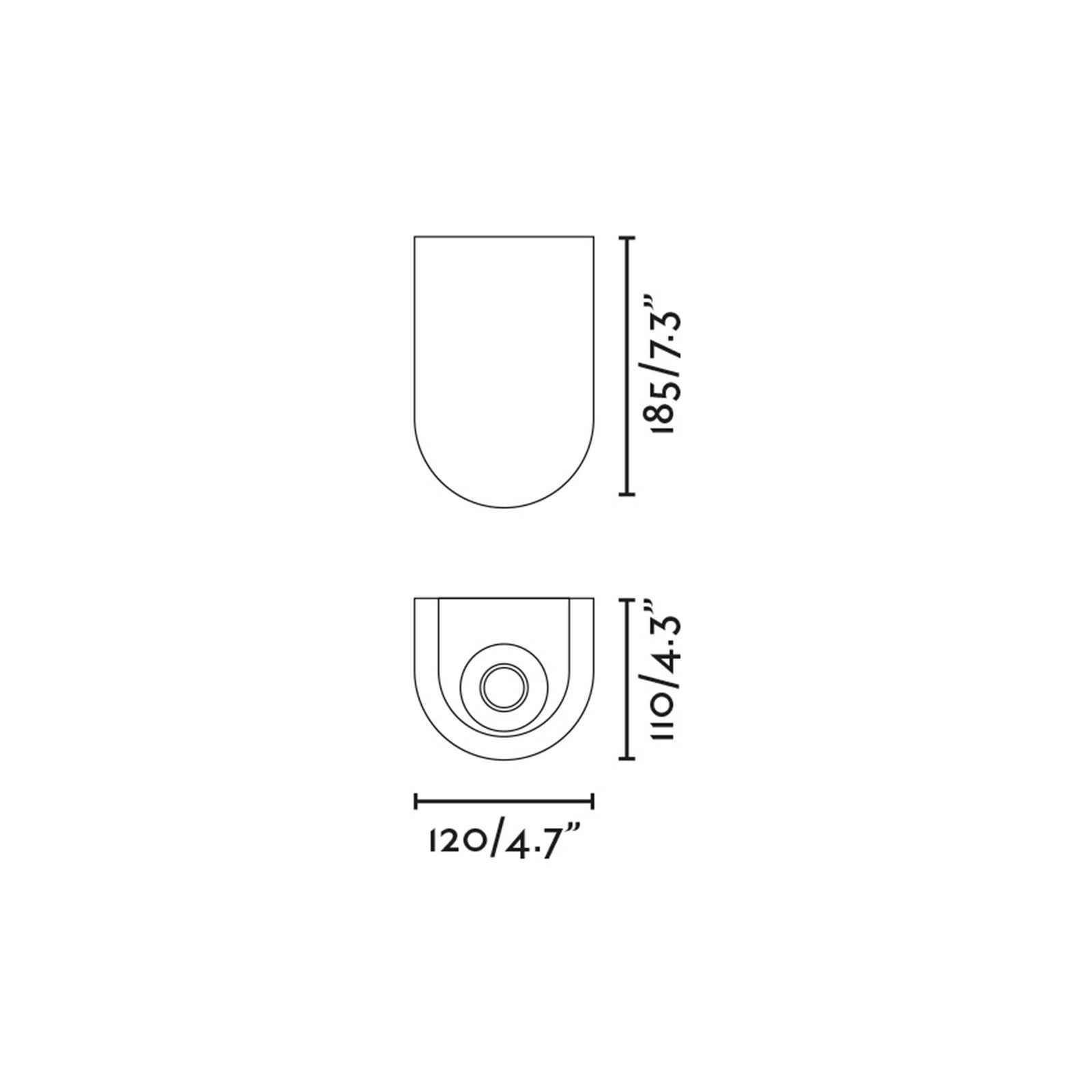 Faro Iglu LED vonkajšie stĺpové svetlo IP65
