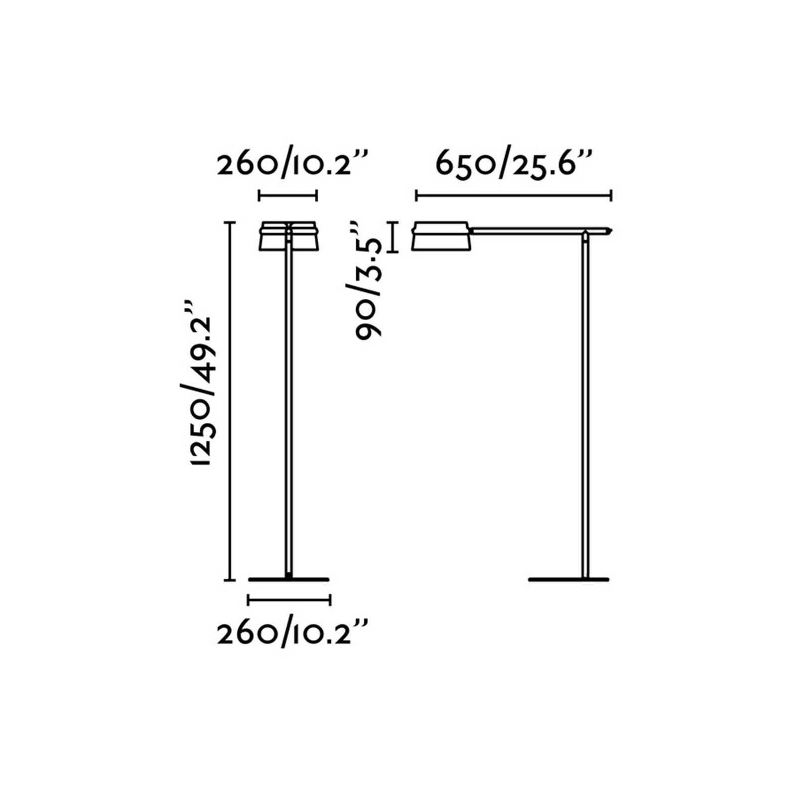 Faro Loop LED stojací stmívatelné svítidlo