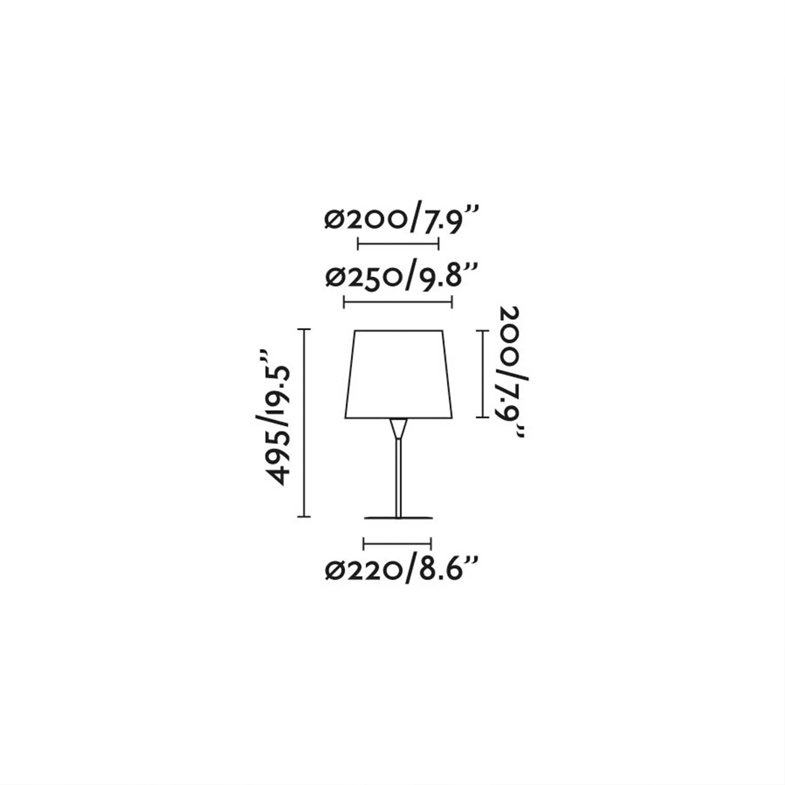 stolová svietidlo Faro Samba E27
