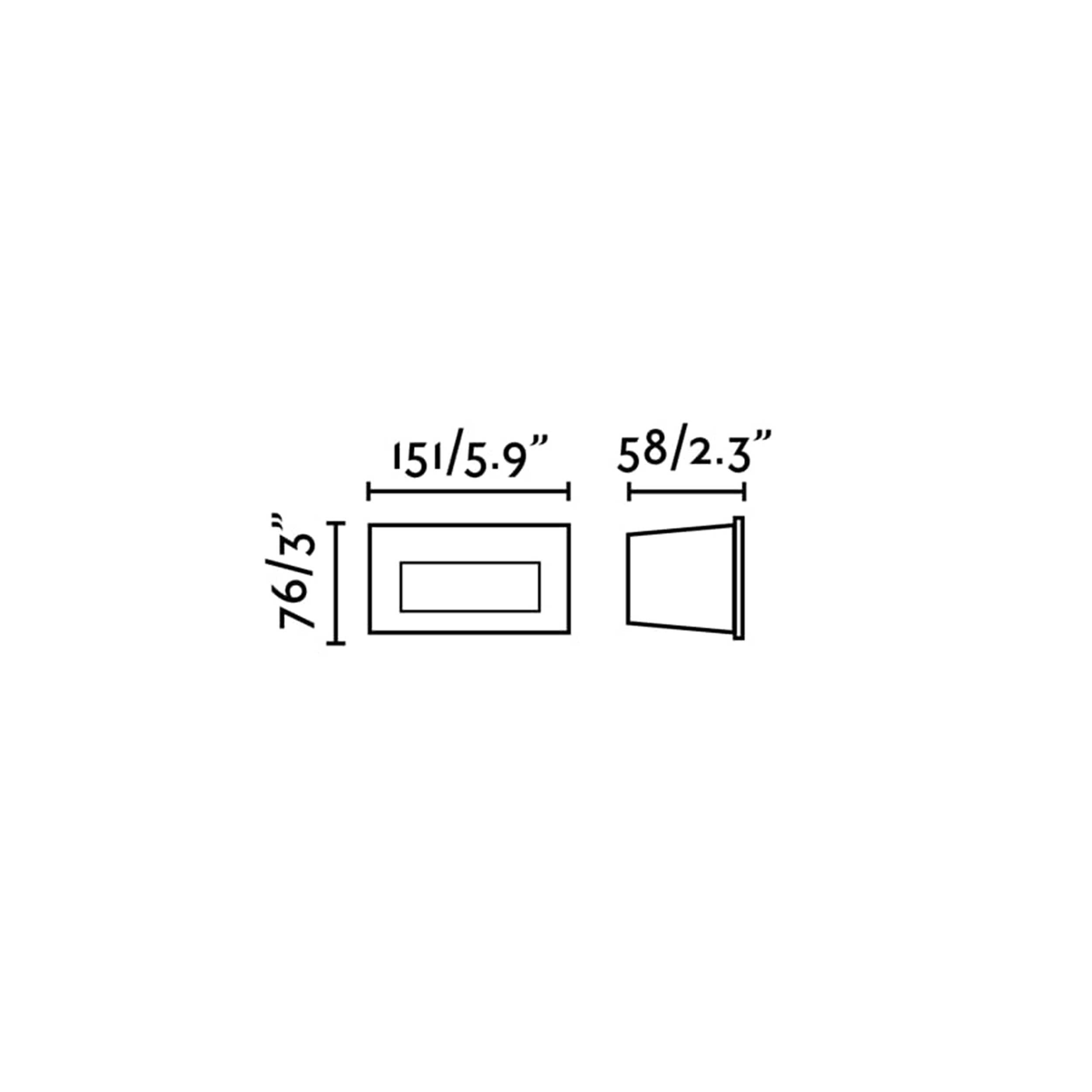 Faro Mani LED zapustené vonkajšie svietidlo IP65