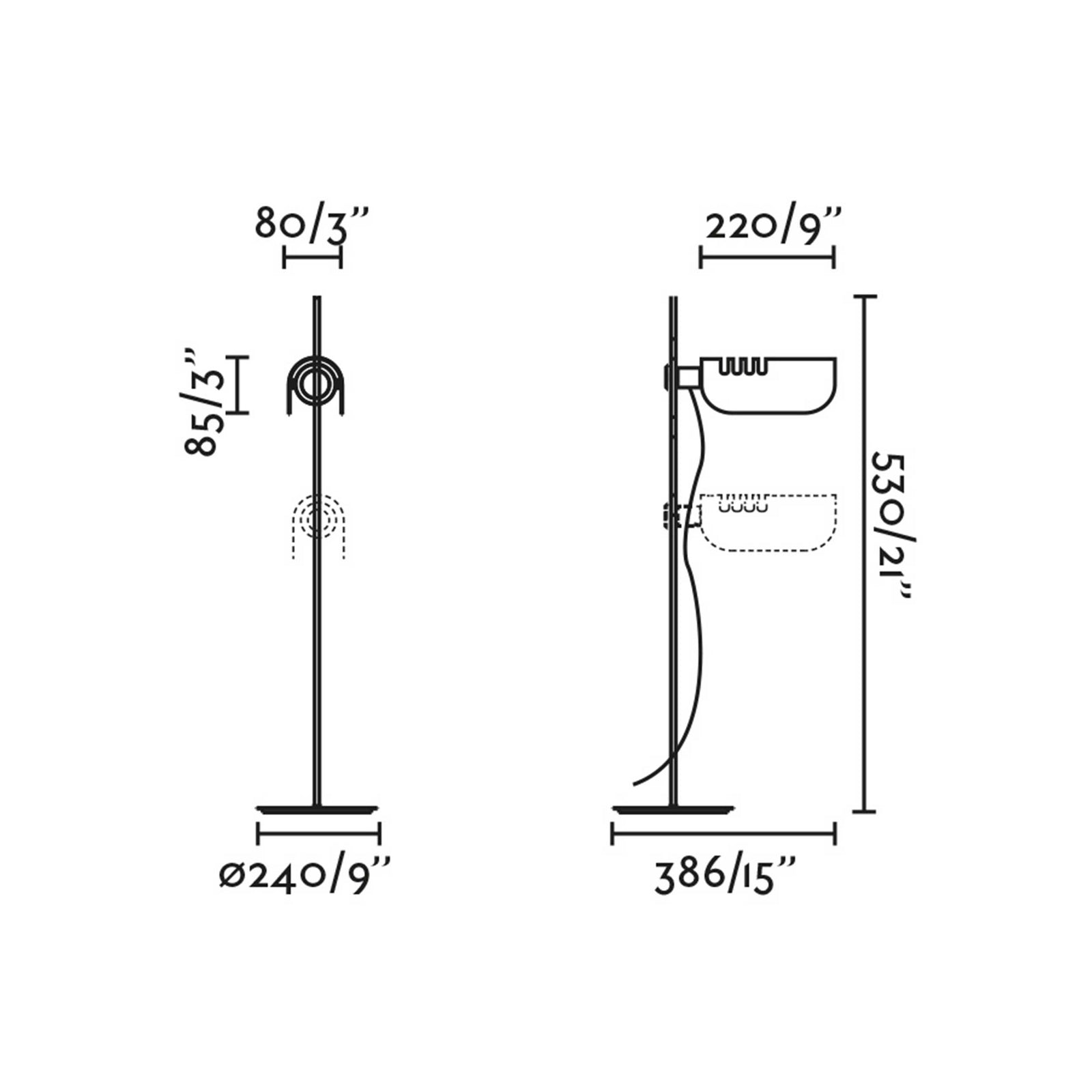 Stolná lampa Faro Martinica E27