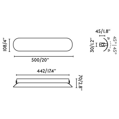 Nástenné ambientné svietidlo Faro Novo LED