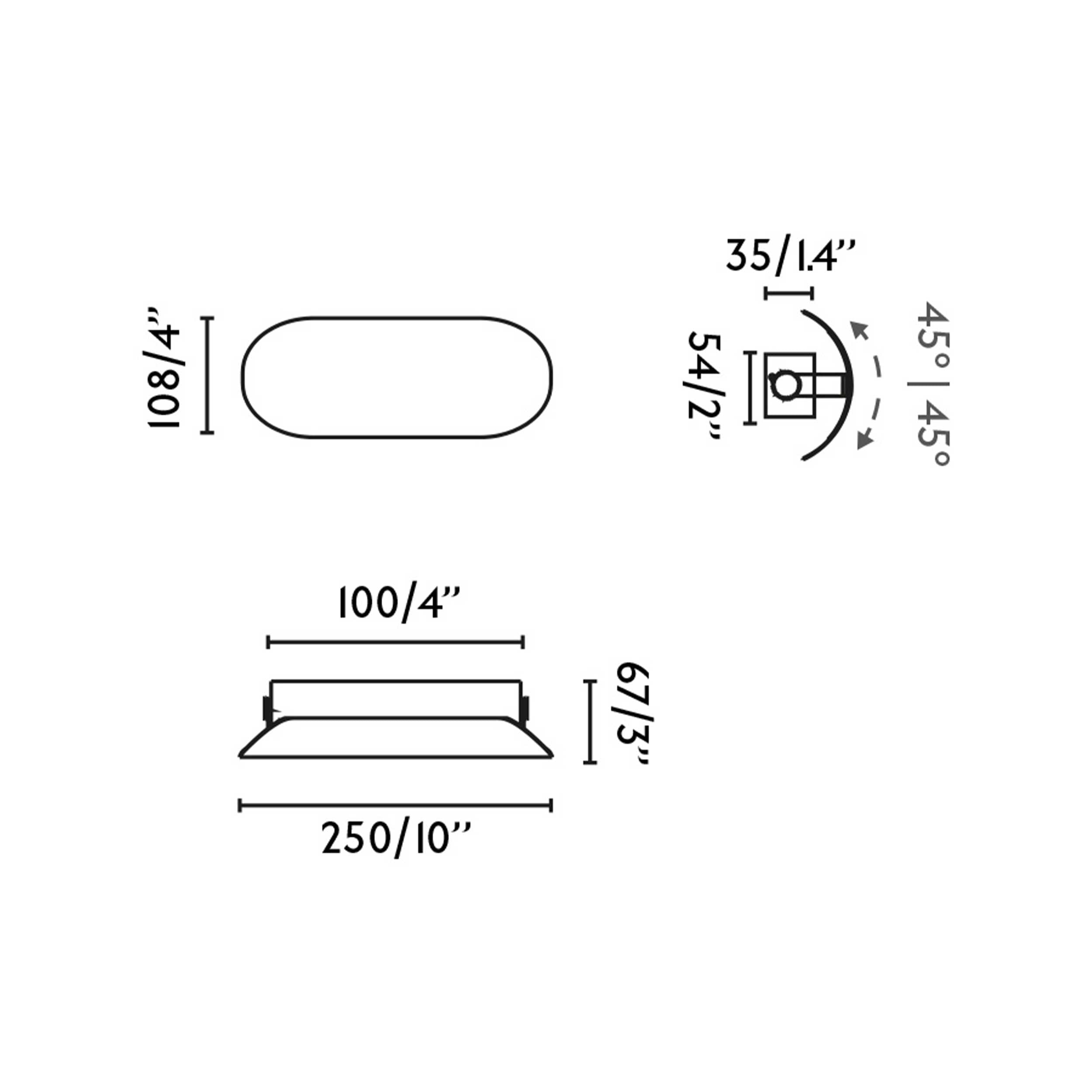 Nástenné ambientné svietidlo Faro Novo LED