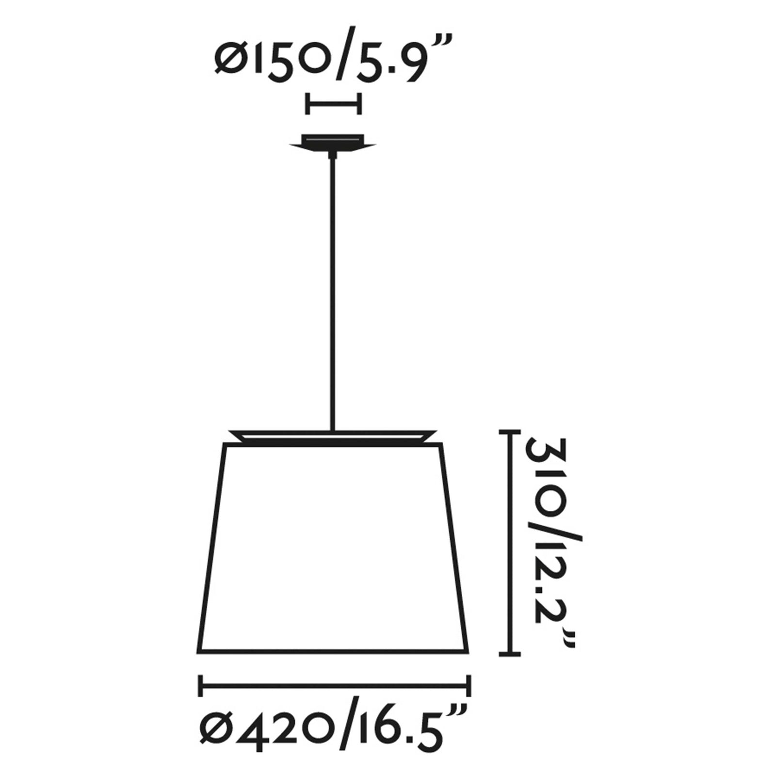 Závesné svietidlo Faro Savoy E27