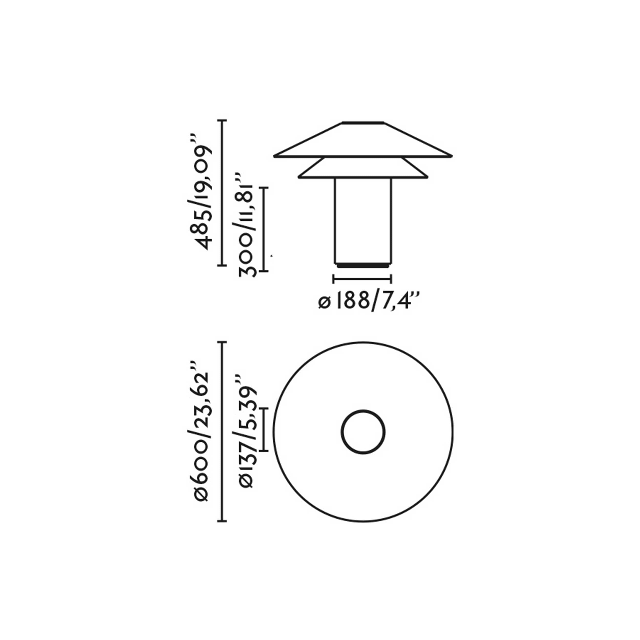 stolová svietidlo Faro Berni E27