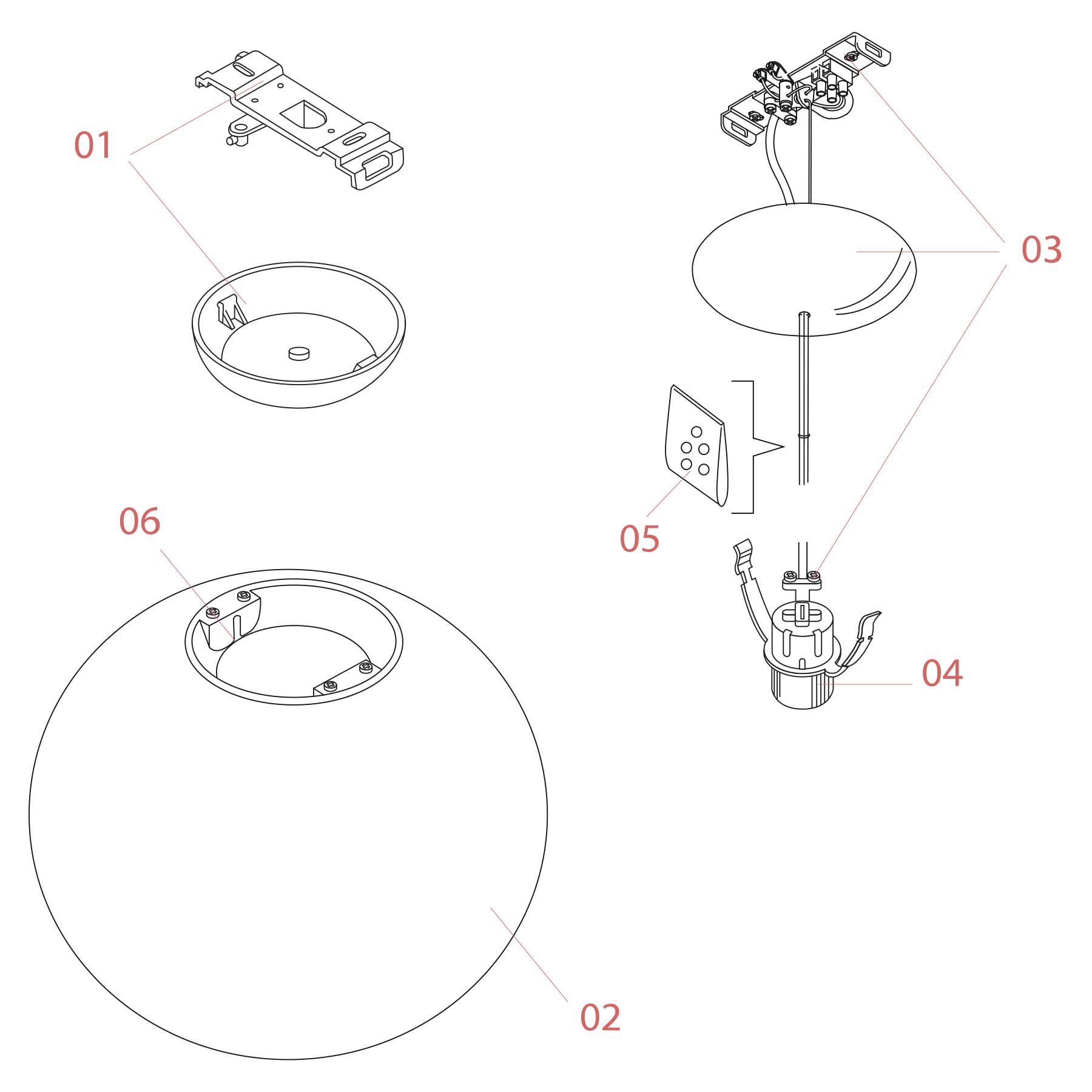 Flos Glo-Ball E27 závěsné svítidlo