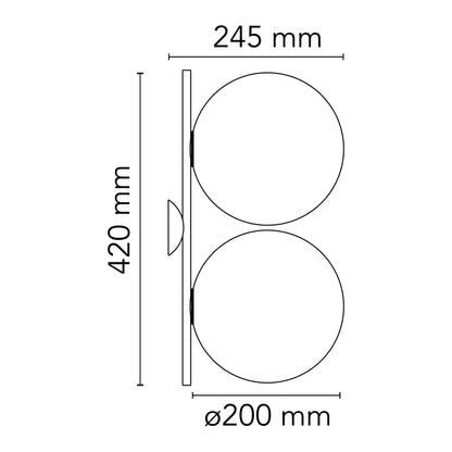 Flos IC Lights E14 nástěnné svítidlo