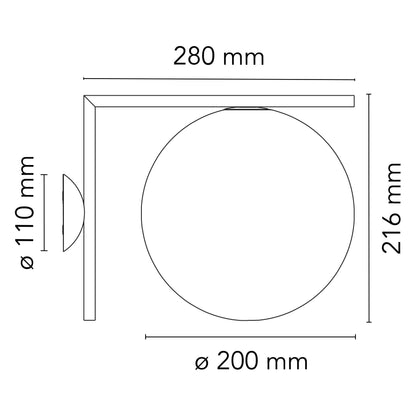 Flos IC Lights E14 nástěnné svítidlo