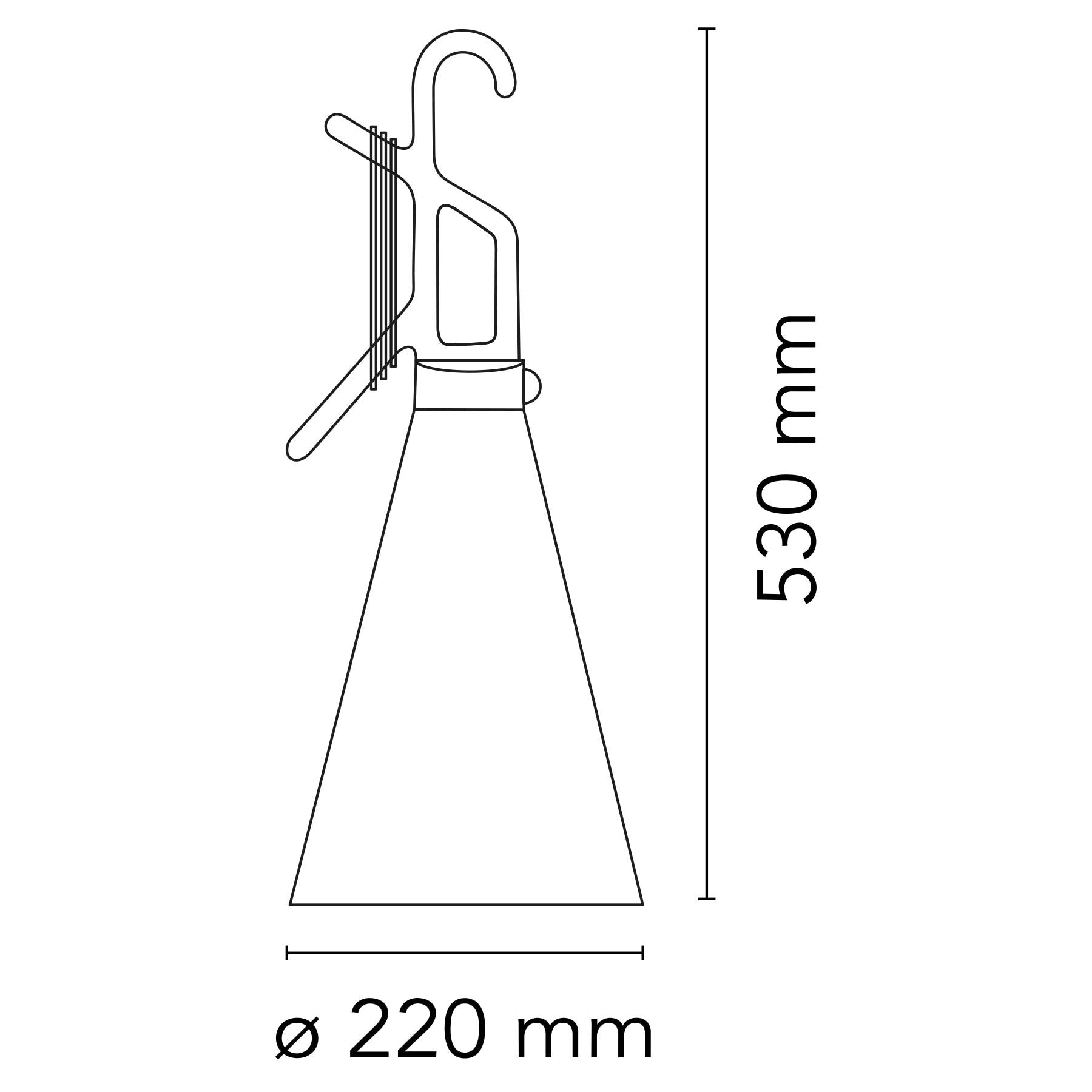 Flos Mayday E27 závěsné víceúčelové svítidlo
