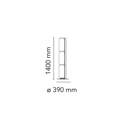 Flos Noctambule LED stojací skleněné svítidlo