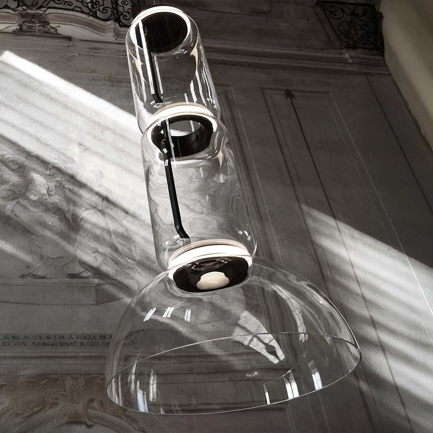 Flos Noctambule LED závěsné skleněné svítidlo