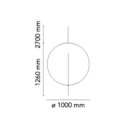 Flos Overlap E27 závěsné svítidlo z pryskyřice