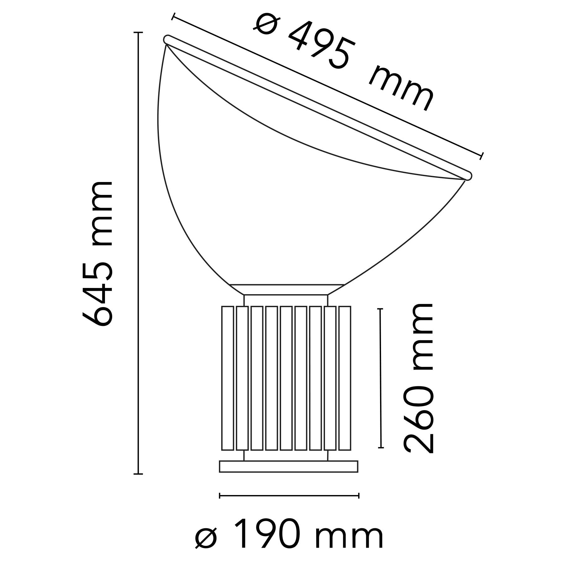 Flos Taccia LED ikonická stolní lampa