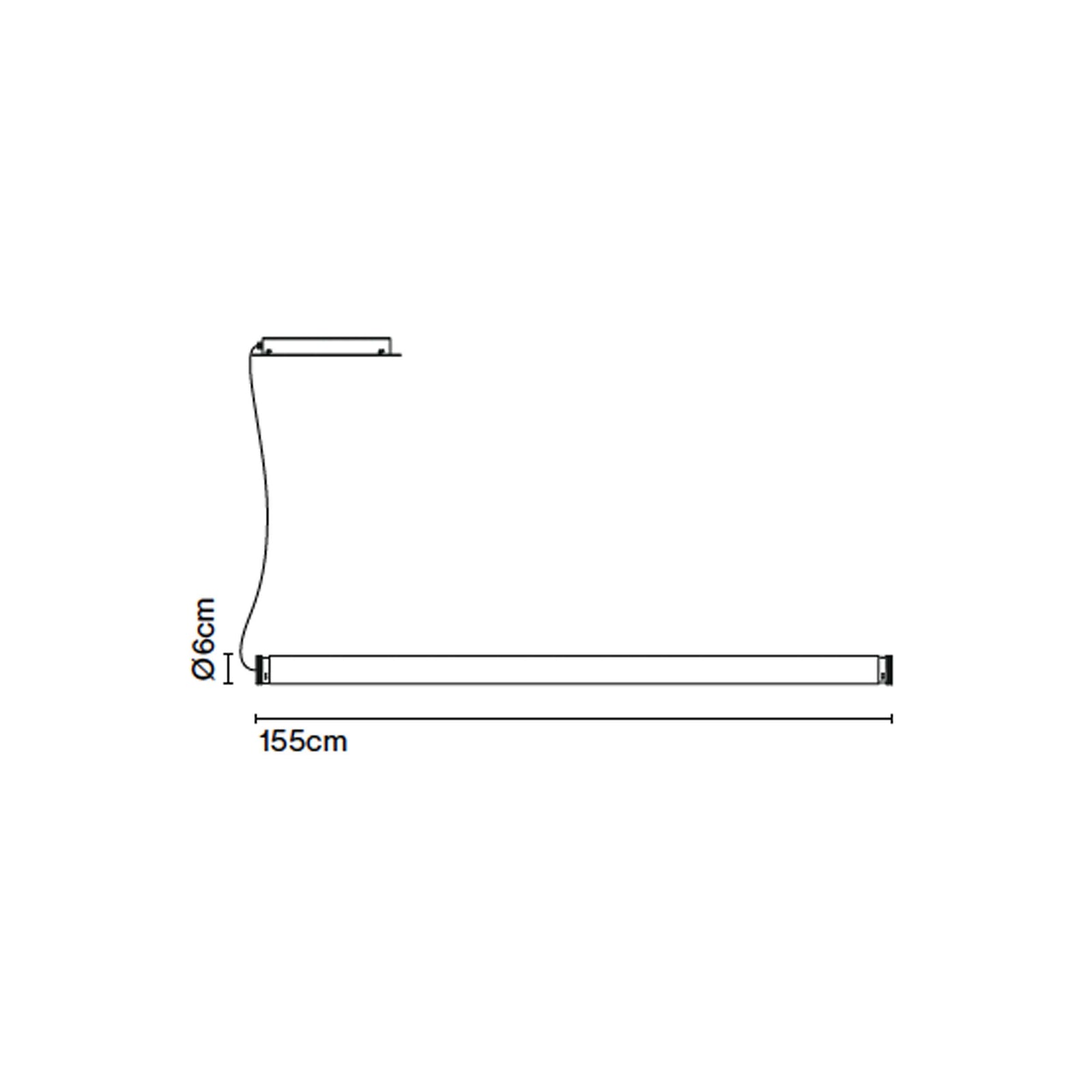 Marset Fris Pro LED 155 závesné lineárne svietidlo