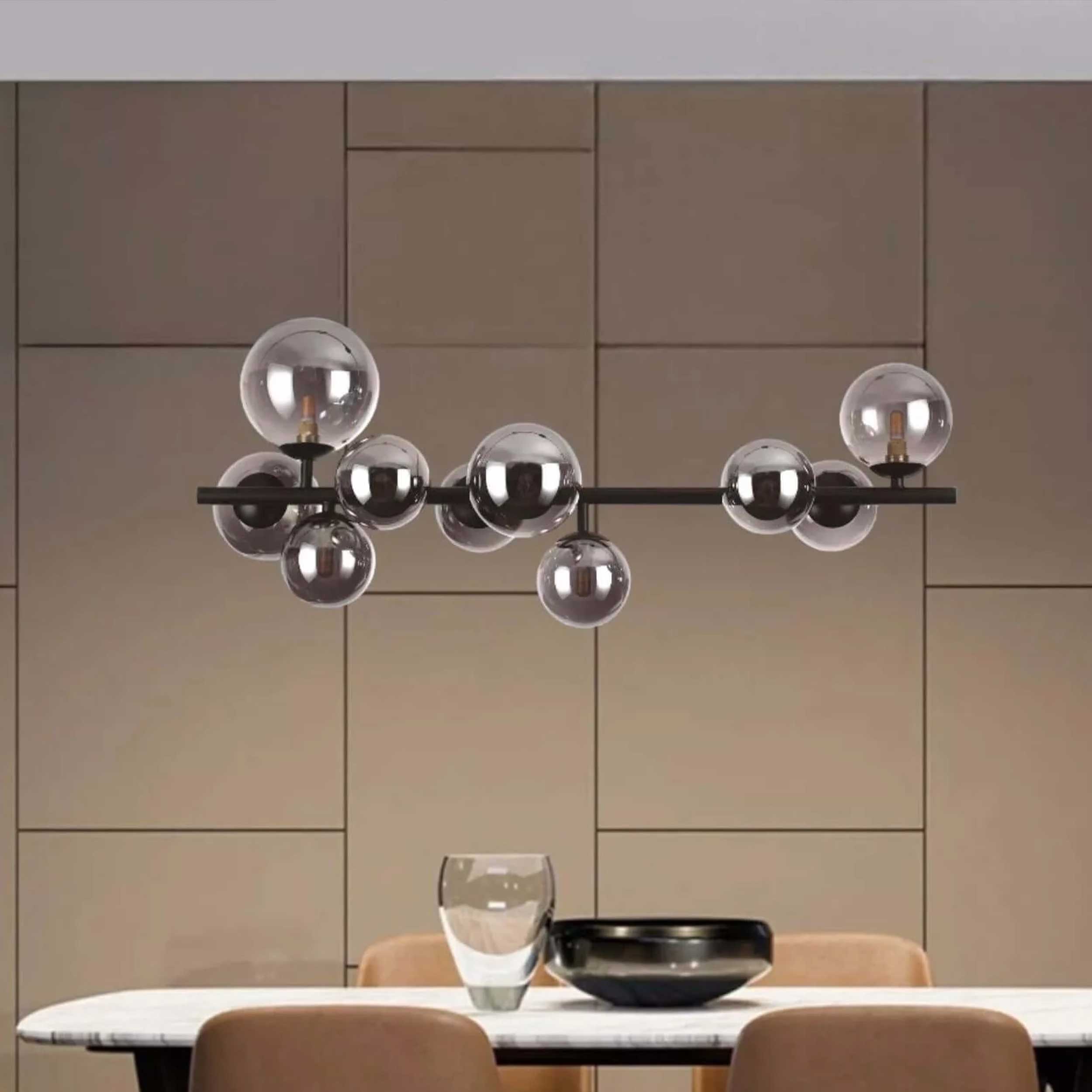 Ideal lux Perlage G9 pendant linear light