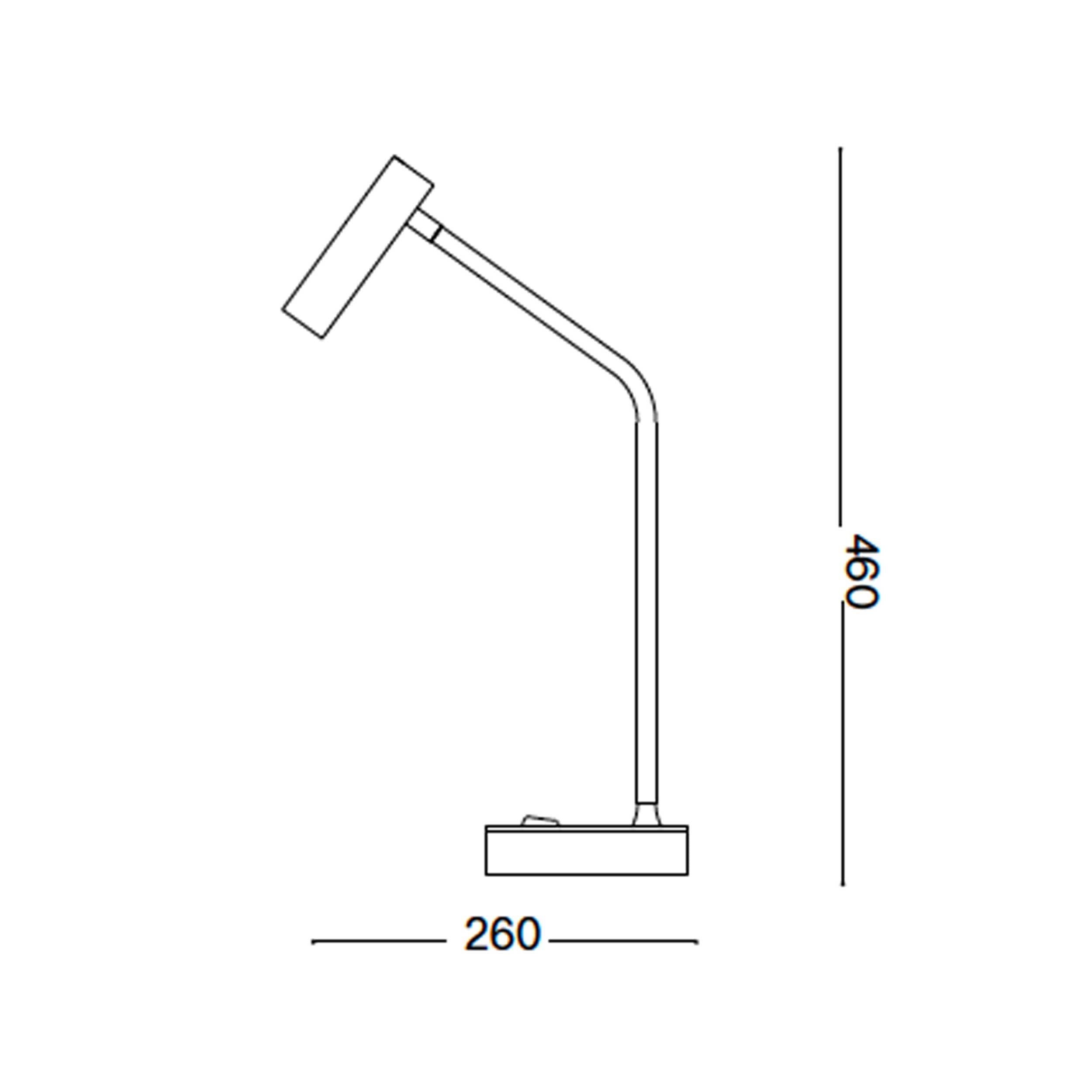 Ideal lux Lolita LED stolová svietidlo USB