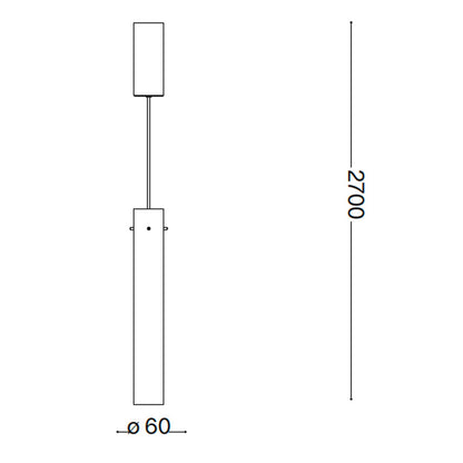Ideal lux Flam LED závesné svietidlo