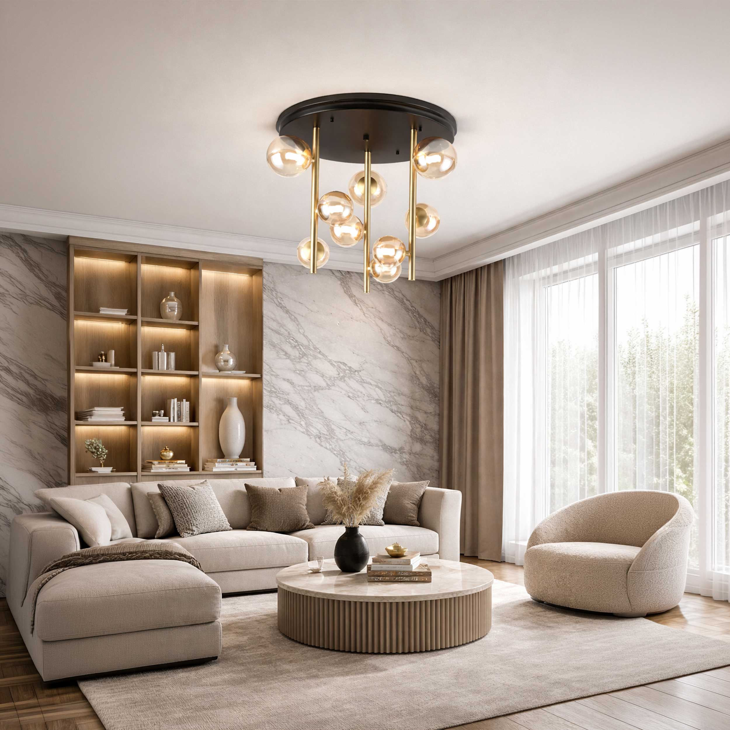 Ideal lux Perlage G9 závesné stropné svietidlo