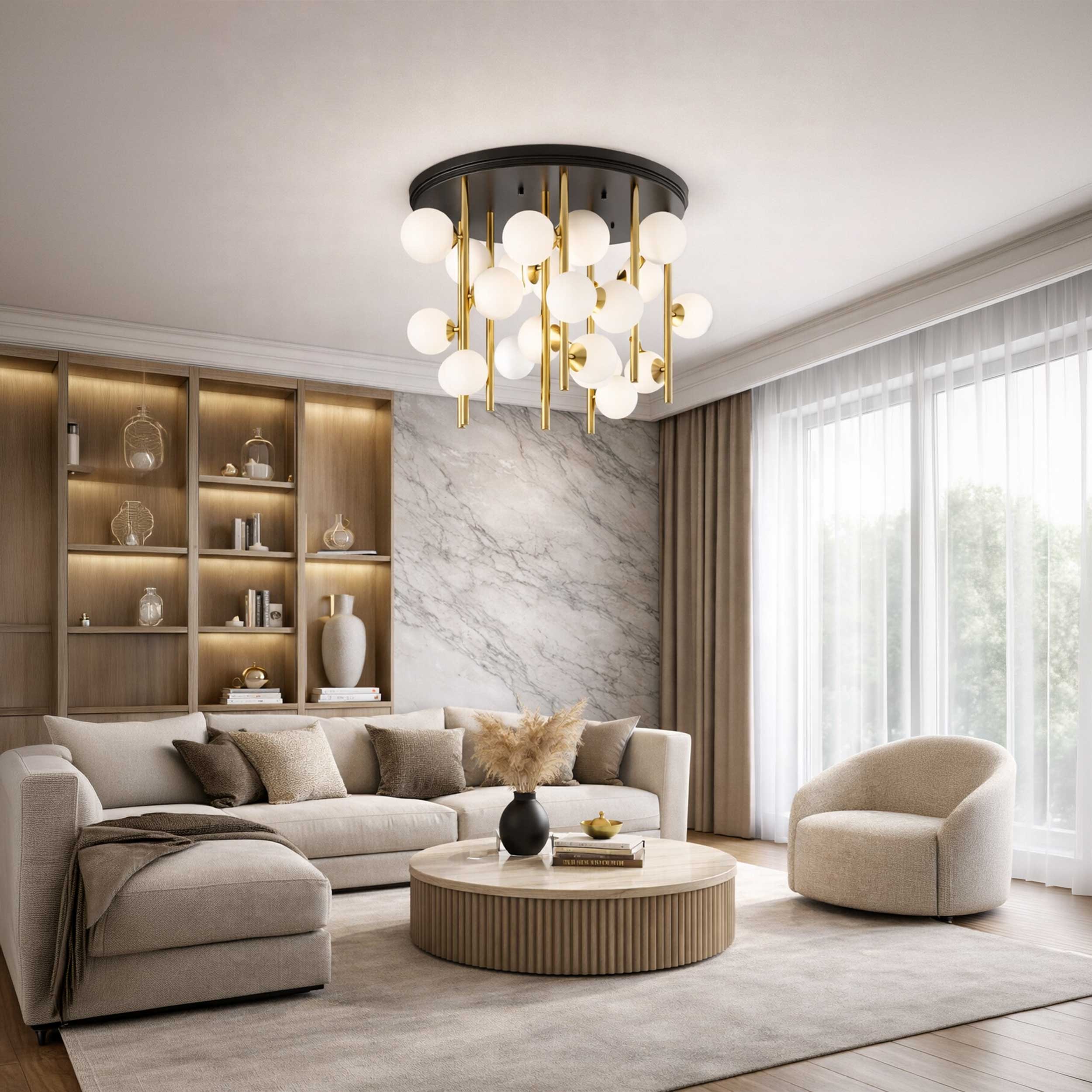 Ideal lux Perlage G9 závesné stropné svietidlo