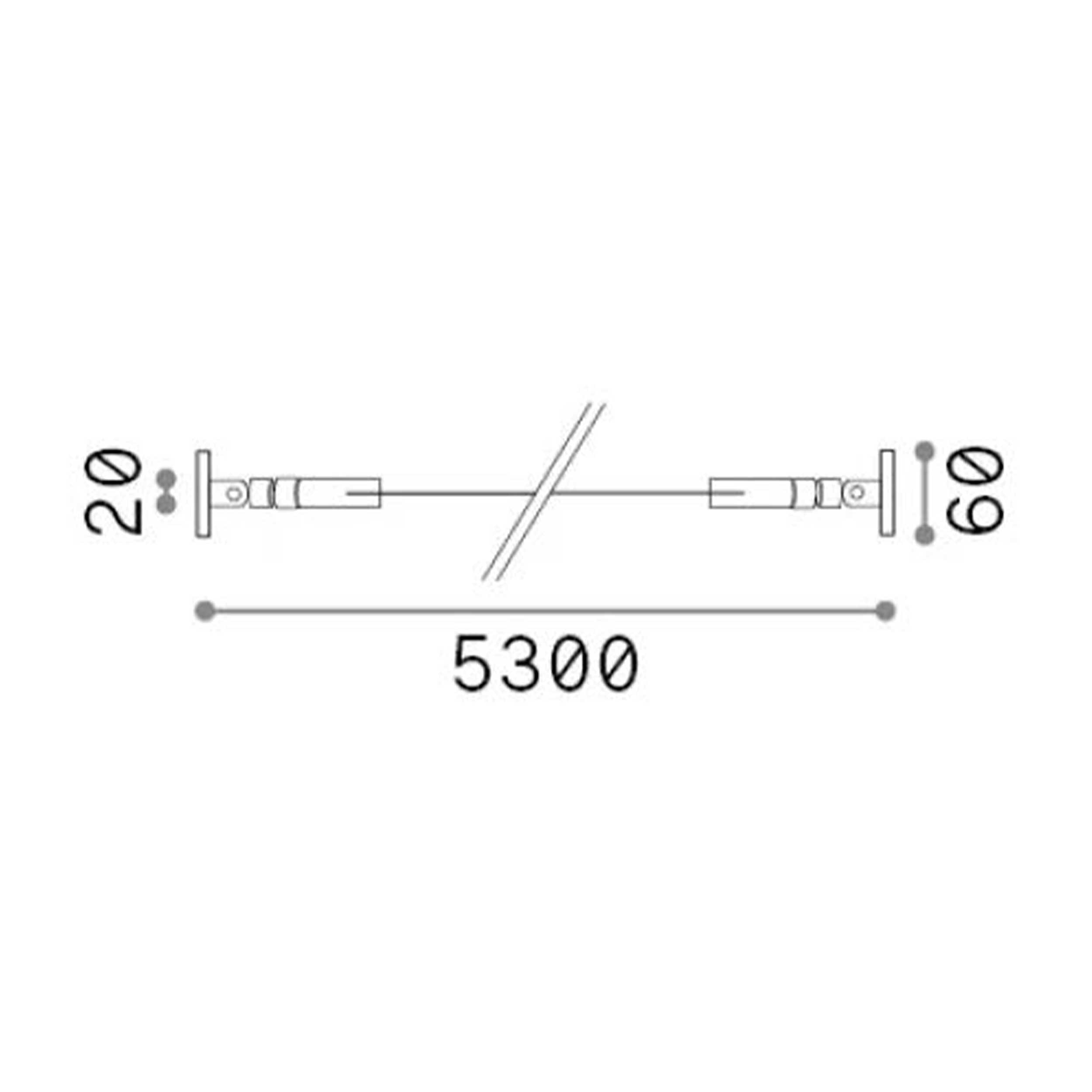 Ideal Lux Tesi flexibilný hliníkový profil pre LED pásy
