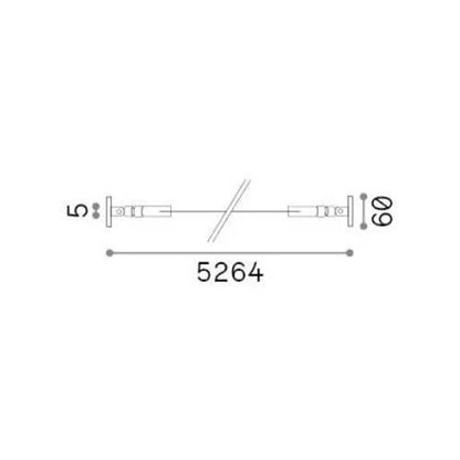 Ideal Lux Tesi flexibilný hliníkový profil pre LED pásy