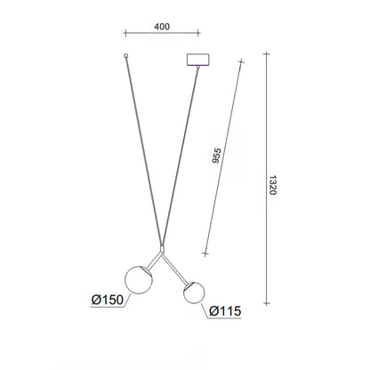 Lucis ZED LED závěsné svítidlo
