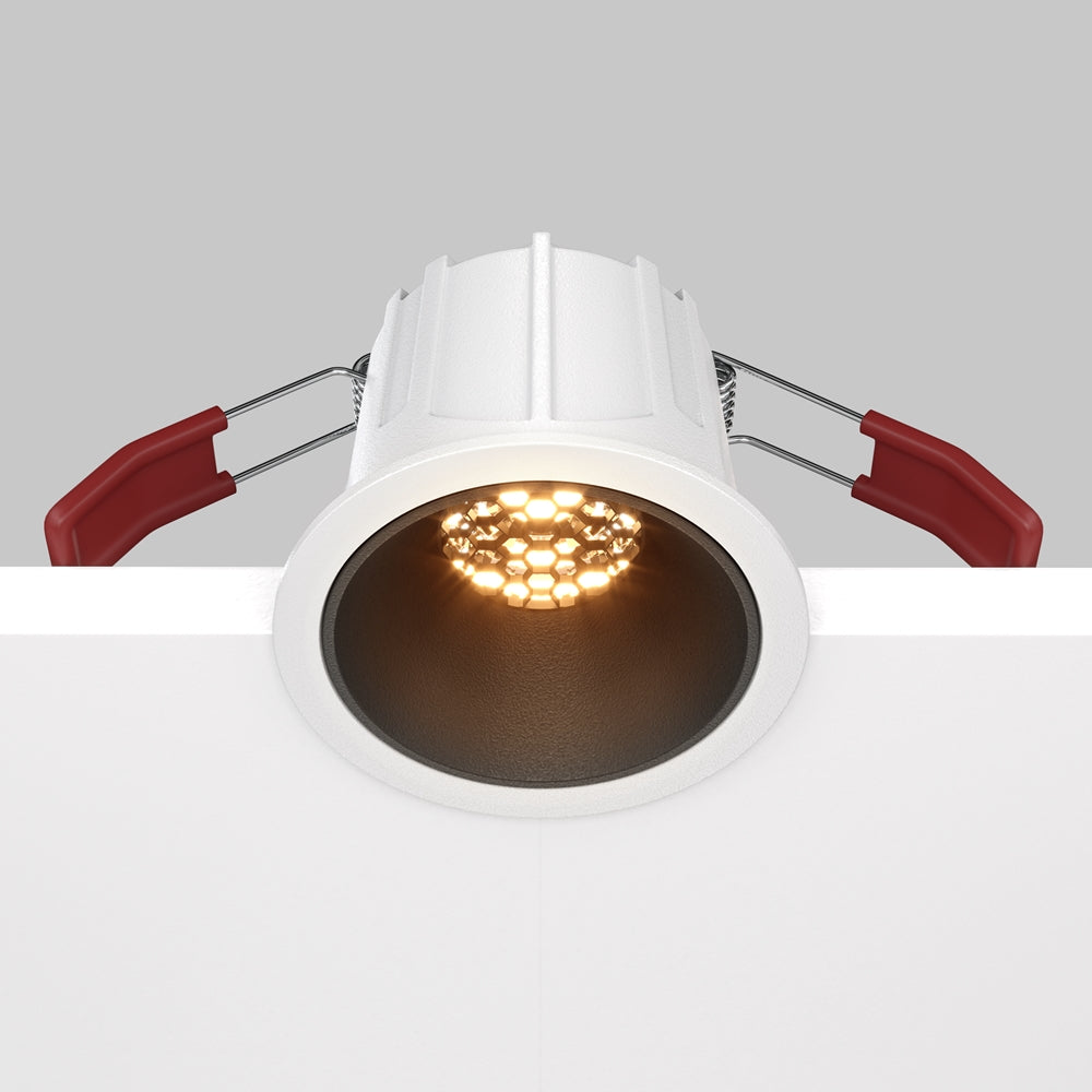 Maytoni downlight Alfa LED 36° zapustené kruhové svietidlo čierne