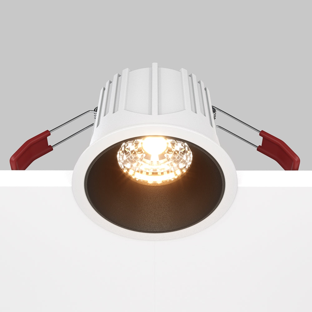 Maytoni downlight Alfa LED 36° zapustené kruhové svietidlo čierne