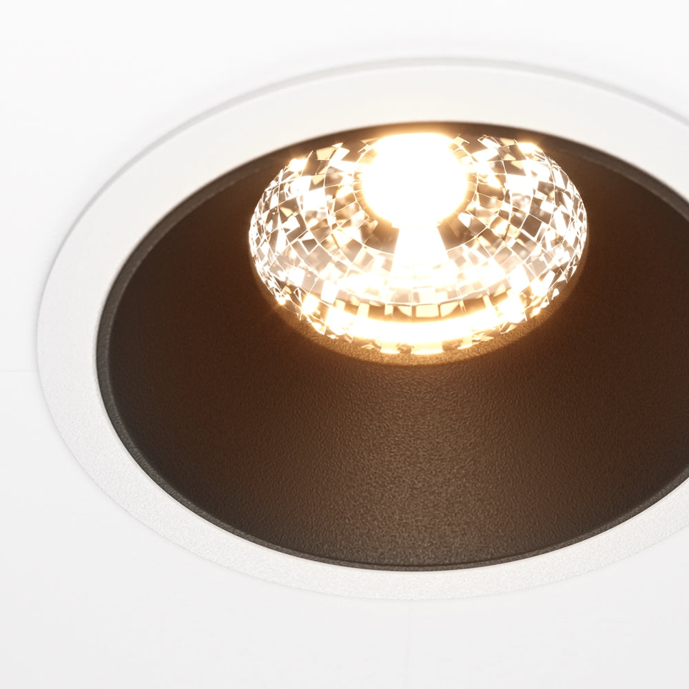 Maytoni downlight Alfa LED 36° zapustené kruhové svietidlo čierne