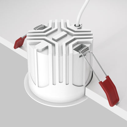 Maytoni downlight Alfa LED 36° zapustené kruhové svietidlo čierne