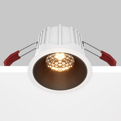 Maytoni downlight Alfa LED 36° zapustené kruhové svietidlo čierne