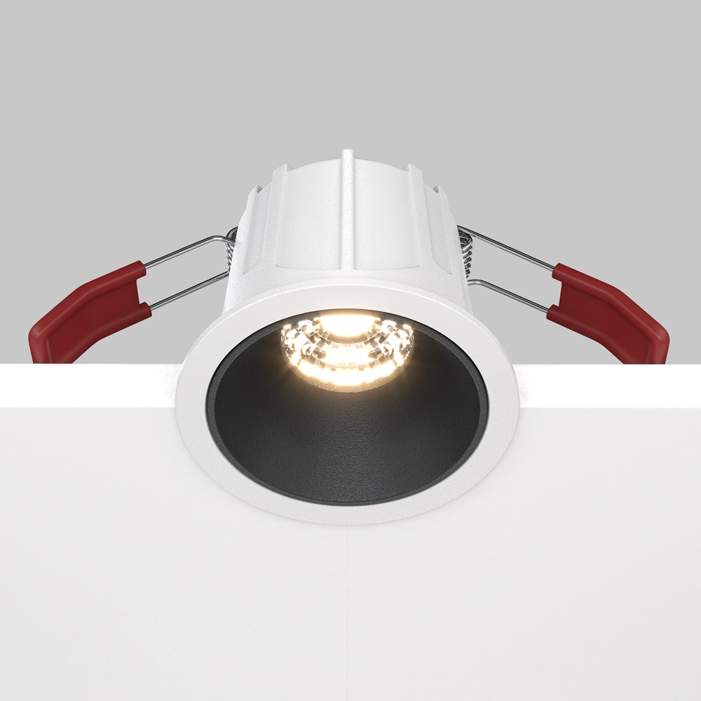 Maytoni downlight Alfa LED 36° zapustené kruhové svietidlo čierne